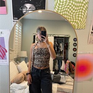 Zara Leopard Tube top